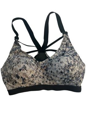 victoria’s secret vsx sport underwire sports bra 34d gray star print